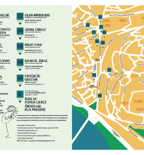 Mapa ilustrações Rua Marquise 21